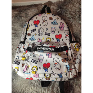 Miniso B21 Backpack - white full-size 16-18 inches NWT